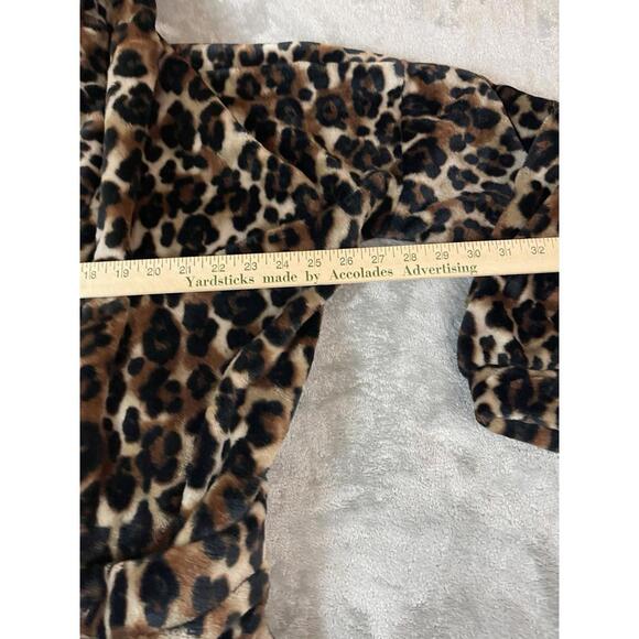 BKE Buckle Leopard Print Jacket Womens Large !! - Picture 7 of 14